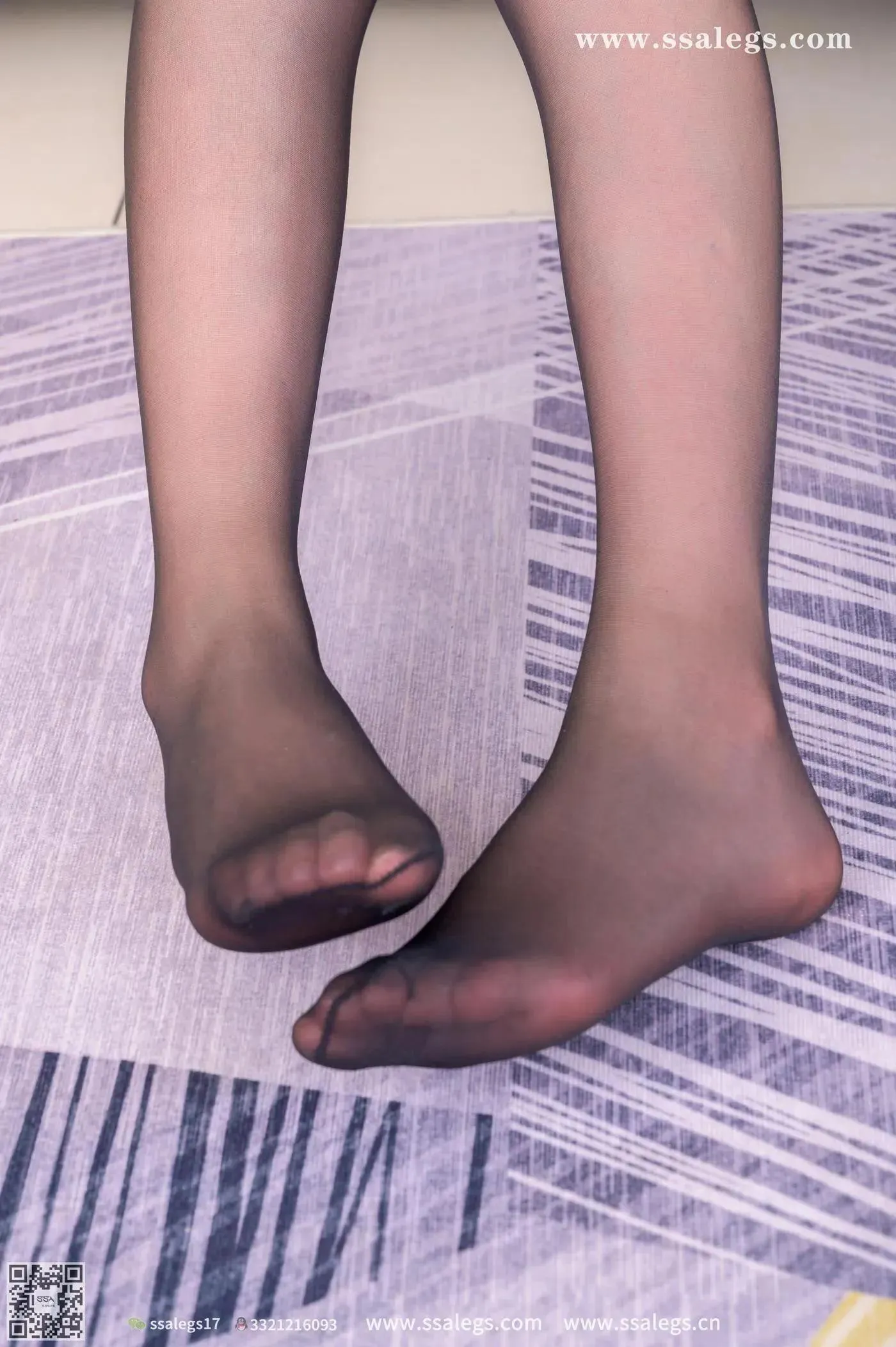 [SSA丝社]超清写真 NO.433 秋秋仿鳄鱼皮吊带连衣裙黑丝写真[22] [50P]插图6